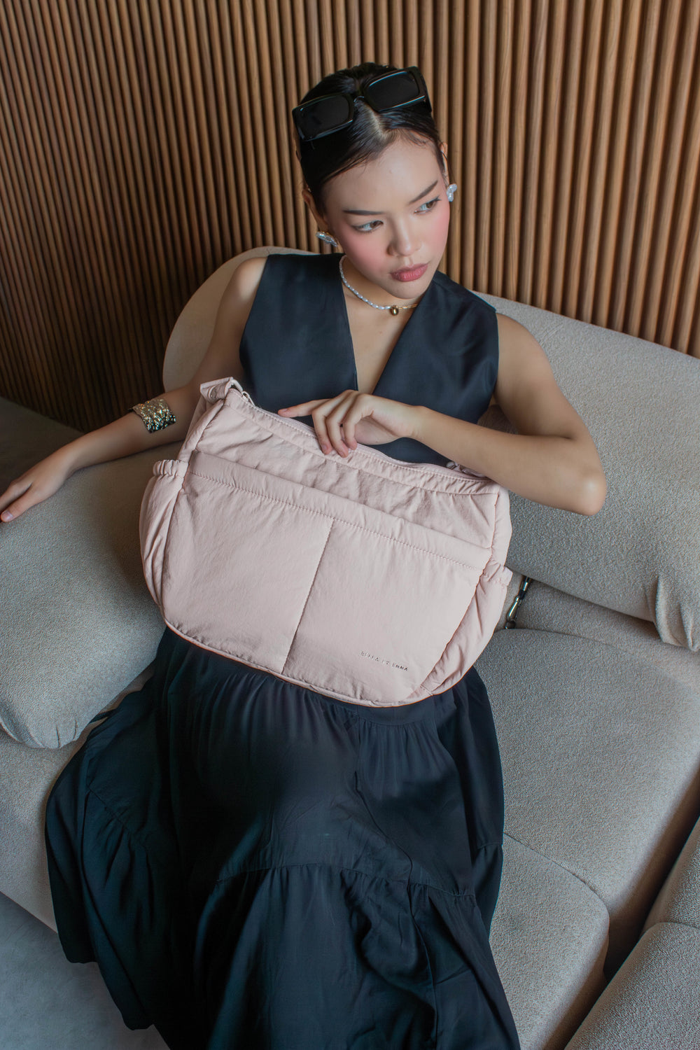 Large  Cloud Essential Sling (Valentine Pink)
