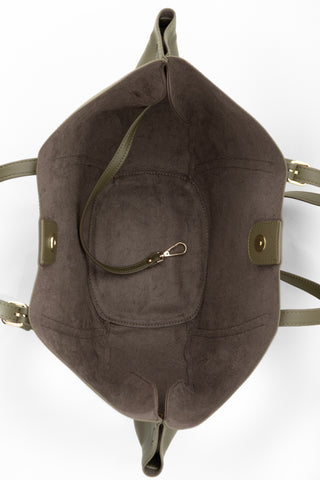 Zinnia Work Tote (Moss Grey)