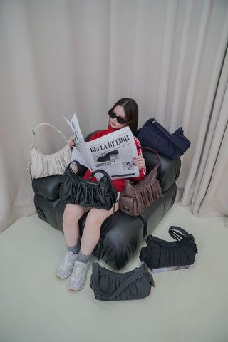 Zora Pleated Cargo Bag (Deep - Nylon)