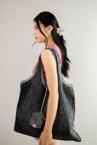 BELLA Bunny Plushie Reusable Tote