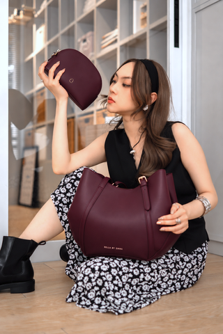 Zinnia Work Tote (Cherrywood)