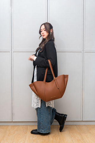 Zinnia Work Tote (Camel)