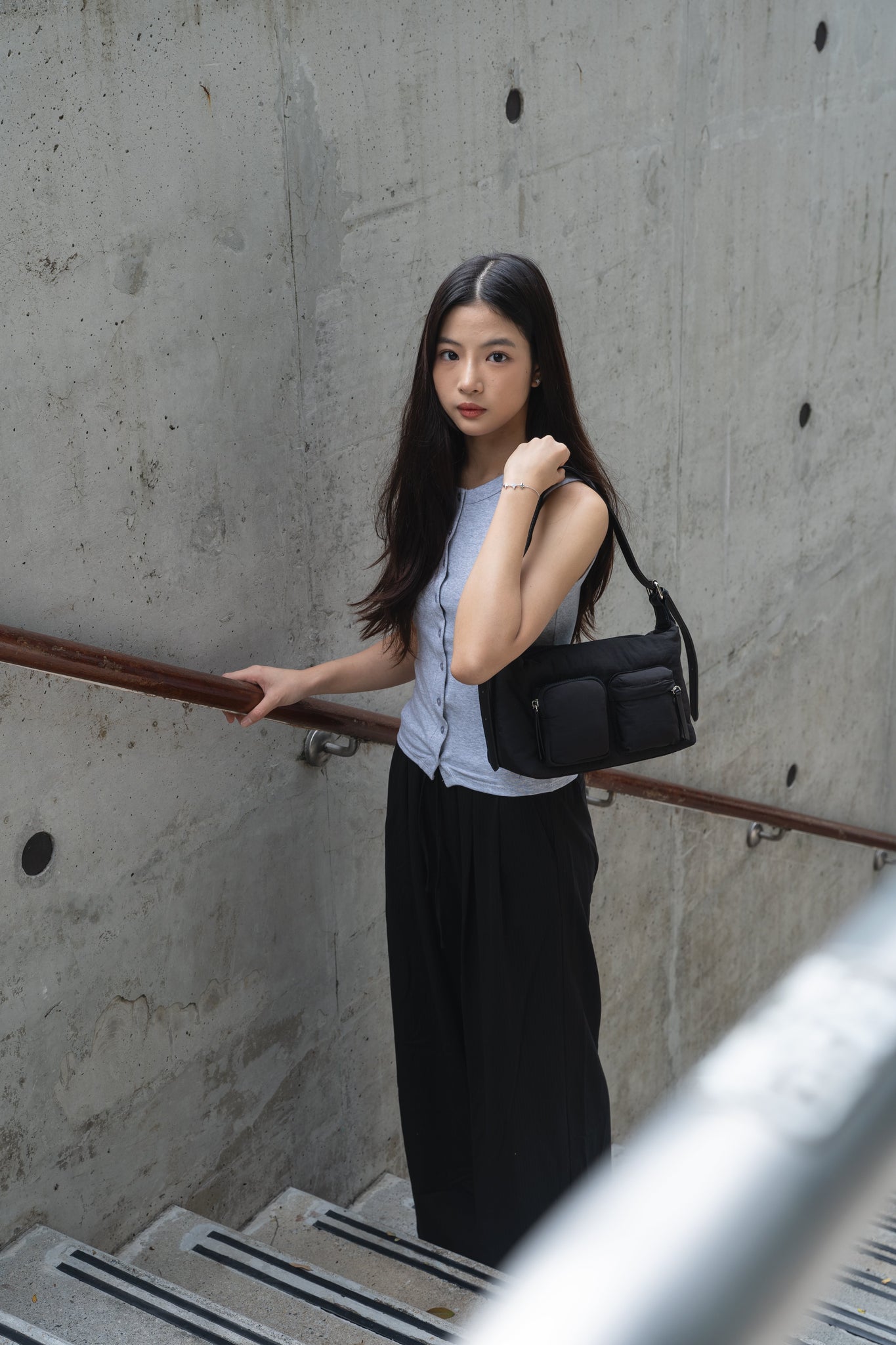 Faye Utility Bag (Black)