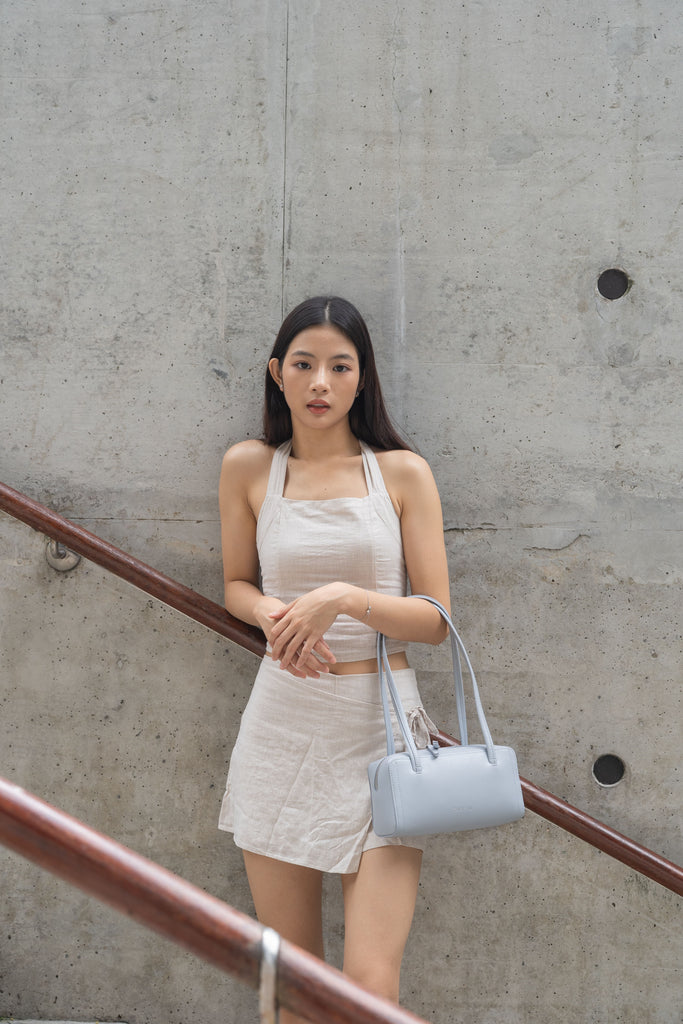 Khristie Shoulder Bag (Stone blue)