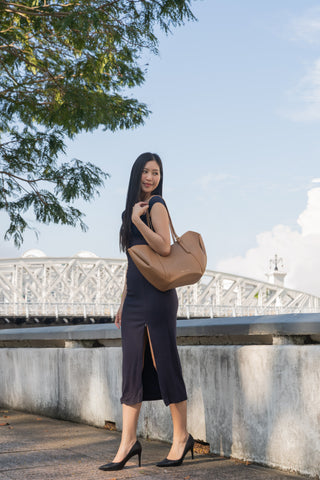 Zinnia Work Tote (Camel)