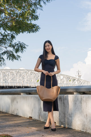 Zinnia Work Tote (Camel)