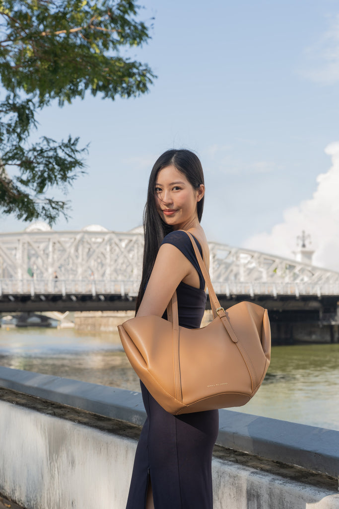 Zinnia Work Tote (Camel)