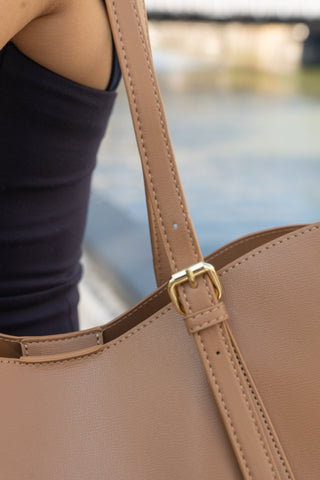 Zinnia Work Tote (Camel)