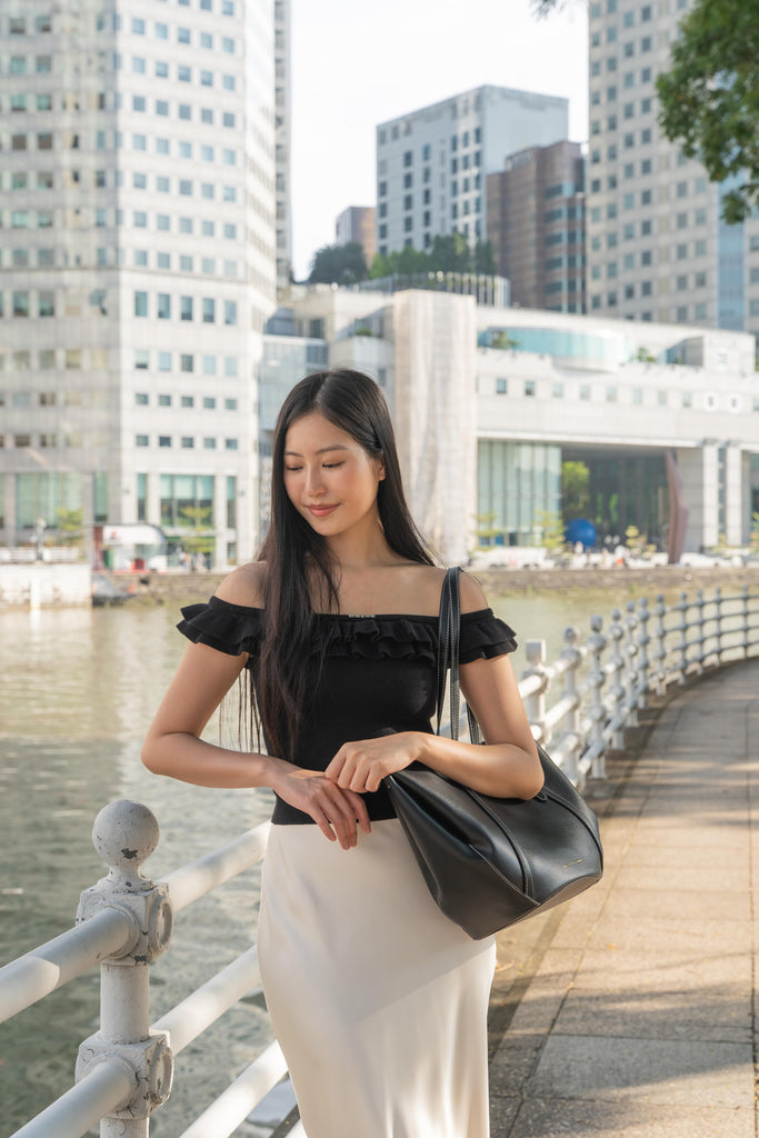 Zinnia Work Tote (Black)
