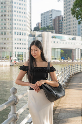 Zinnia Work Tote (Black)