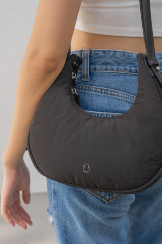 Luna Cloud Hobo Bag (Black)