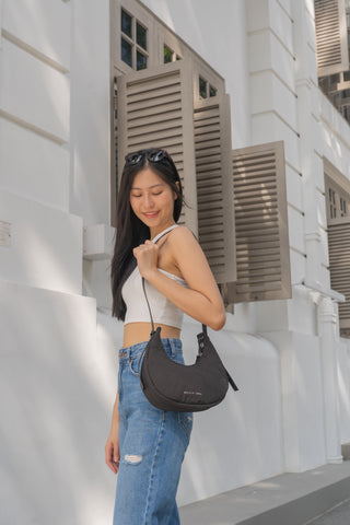 Luna Cloud Hobo Bag (Black)