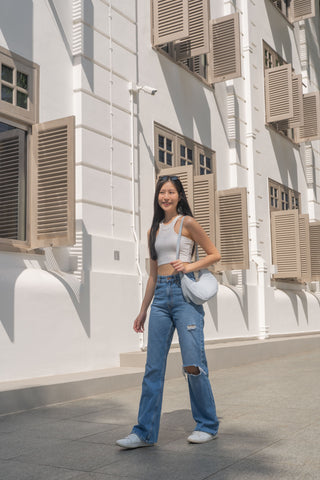 Luna Cloud Hobo Bag (Glacier blue)