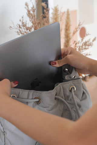 *LAST FEW PIECES* Cloud Backpack (Silver Grey)