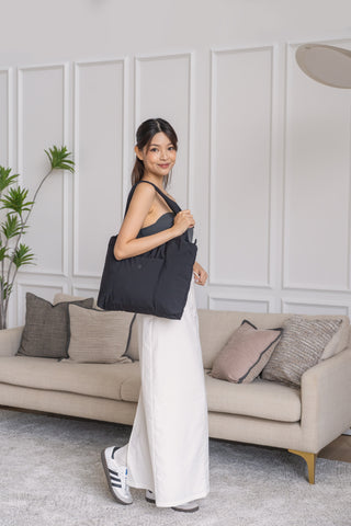 Cloud Halter Tote Bag (Black)