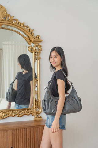 XL Mika Cargo Bag (Charcoal)