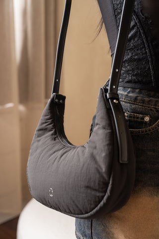 Luna Cloud Hobo Bag (Black)