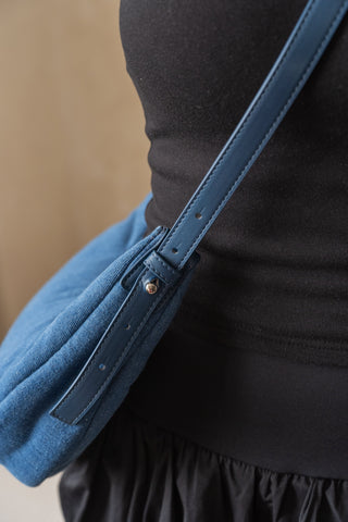 Luna Cloud Hobo Bag (Denim blue)