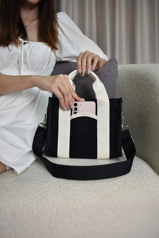 Darin Canvas Bag (Oreo)