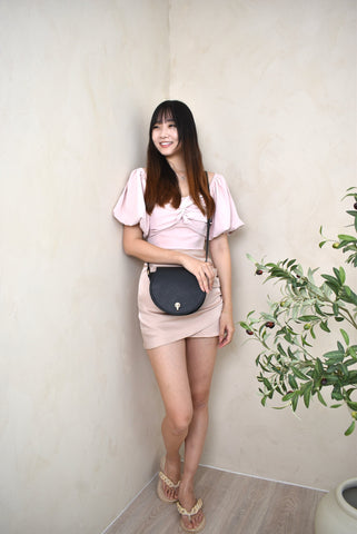 *REJECT*Keelyn Saddle Bag (Black)