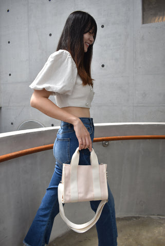 Darin Canvas Bag (Blush)