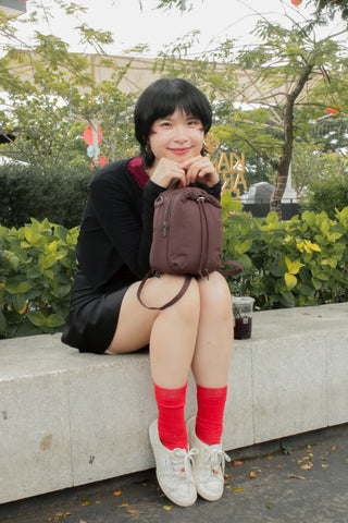 Cloud Duo Mini Backpack (Chocolate Truffle)