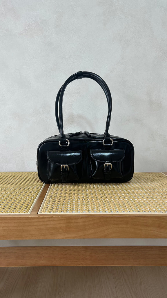 [Second-best] Josie Cargo Shoulder Bag (Black)