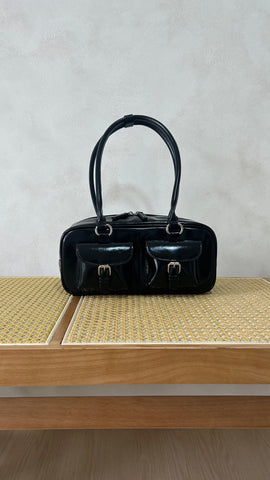 [Second-best] Josie Cargo Shoulder Bag (Black)