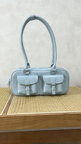 [Second-best] Josie Cargo Shoulder Bag (Sky)