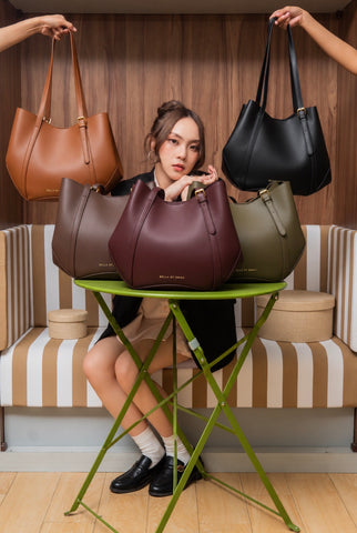 Zinnia Work Tote (Fudge)
