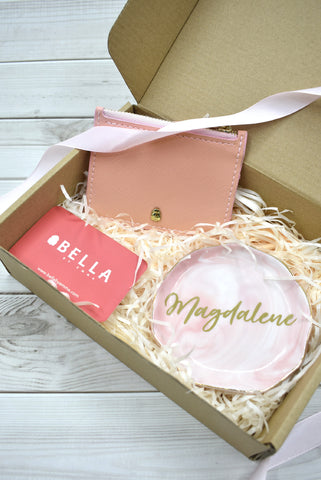Lia Zipped Cardholder Gift Set