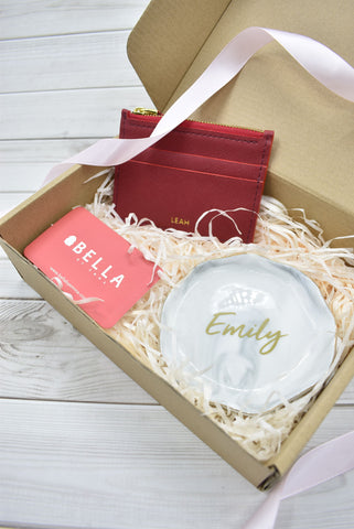 Lia Zipped Cardholder Gift Set