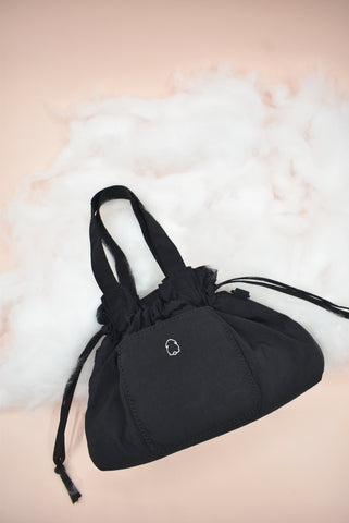 Cloud Scrunchie Bag (Black)