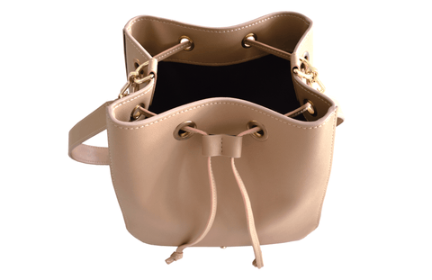 Hallie Bucket Bag (Almond)