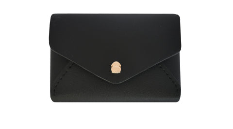 Juliet Envelope Card Pouch (Sombre Black)