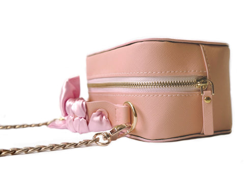 Soleil Structured Camera Bag with Chain (Shy Bloom)